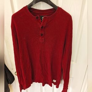 Men's Roots Henley long sleeved shirt